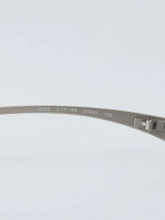 CHANEL Sunglasses metal Blue CC